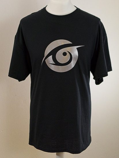 T-shirt with reflective print